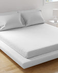 100% Cotton Extra Deep Pocket White Fitted Sheet