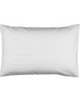 a white standard pillowcase 50x75