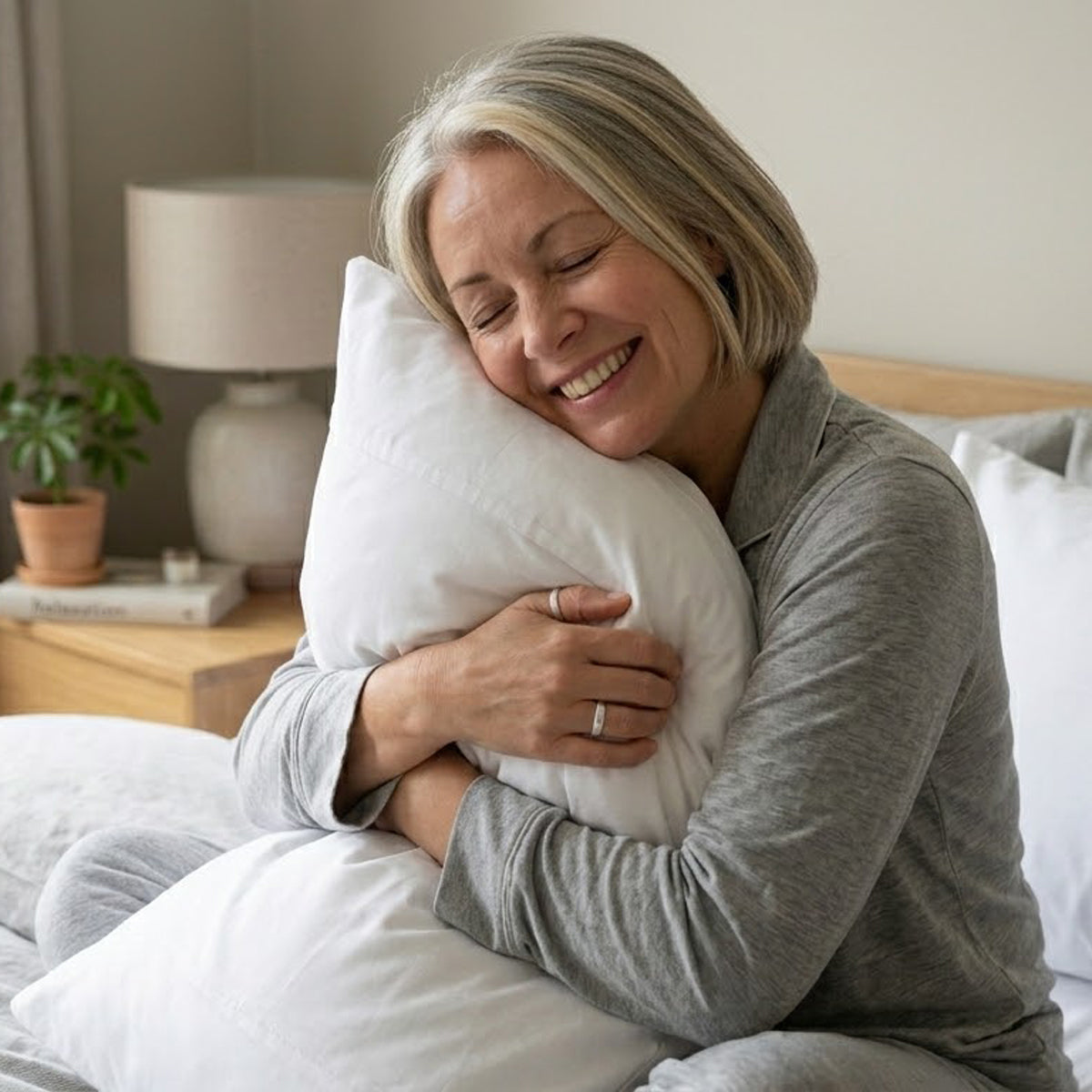 One Pair Cotton White Standard Pillowcase - Pillow Cover