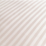 Cream Striped 100% Cotton Sateen Oxford Pillowcase
