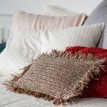 Pearl White Striped 100% Cotton Sateen Standard Pillowcase
