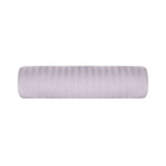 Grey Striped 100% Cotton Sateen Flat Sheet