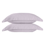 Grey Striped 100% Cotton Sateen Oxford Pillowcase