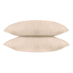 Cream Striped 100% Cotton Sateen Standard Pillowcase