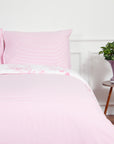 Sevilla Pink Floral Cotton Duvet Cover Bedding Set