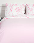 Sevilla Pink Floral Cotton Duvet Cover Bedding Set