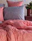Pink Coral Red Orange Premium Duvet Cover Bedding Set