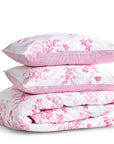 Sevilla Pink Floral Cotton Duvet Cover Bedding Set