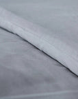 Dark Grey 100% Cotton Sateen  Duvet Cover Set