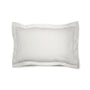 One Pair 100% Cotton Plain Dye Oxford Pillowcase 5cm Border